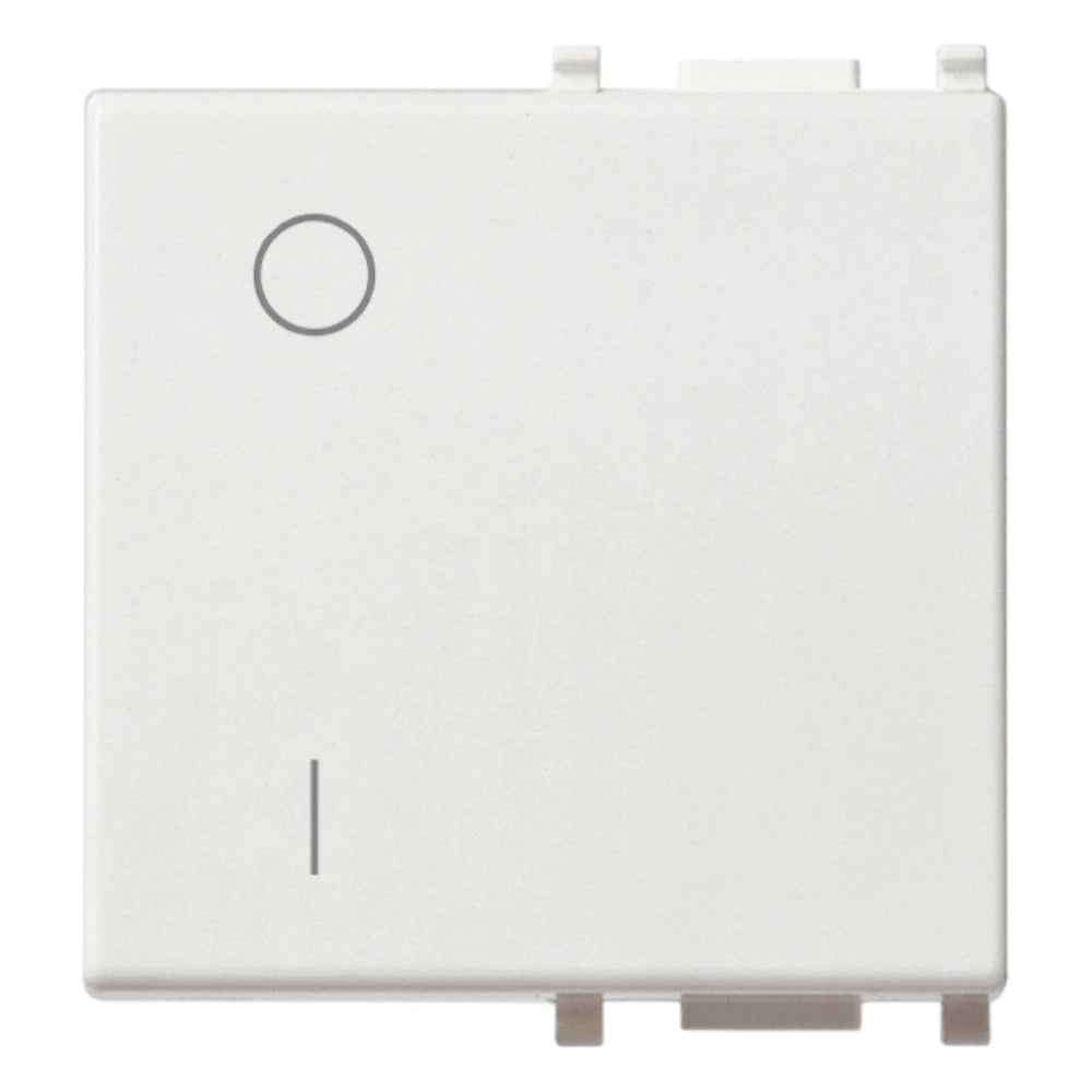 Vimar Plana Interchangeable 2-Module Button, Lightable, IP40 — Quality Boat Parts
