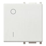 Vimar Plana Interchangeable 2-Module Button, Lightable, IP40 — Quality Boat Parts