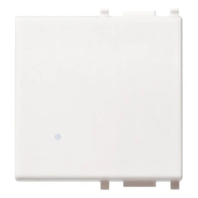 Vimar Plana Interchangeable 2-Module Button, Lightable, IP40 — Quality Boat Parts