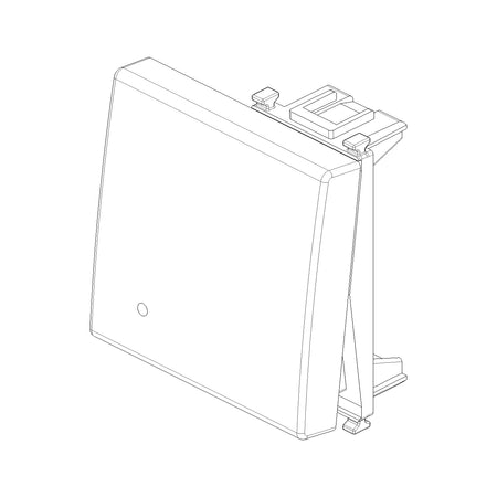 Vimar Plana Interchangeable 2-Module Button, Lightable, IP40 — Quality Boat Parts