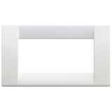 Vimar Idea Classica 4-Module Cover Plate, Horizontal/Vertical Mounting, 145 x 82 mm, Thermoplastic — Quality Boat Parts