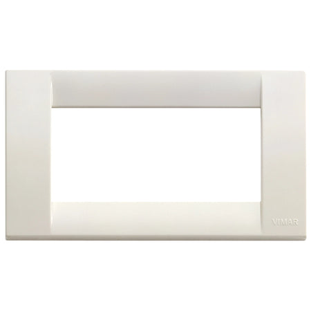 Vimar Idea Classica 4-Module Cover Plate, Horizontal/Vertical Mounting, 145 x 82 mm, Thermoplastic — Quality Boat Parts