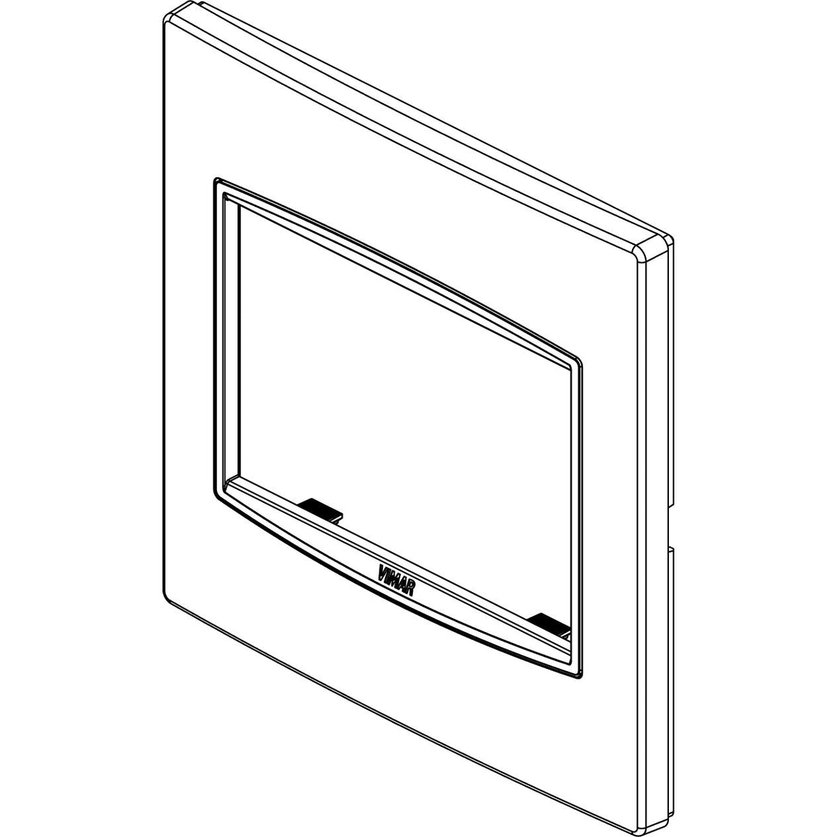 Vimar Eikon Classic Cover Plate, 3-Module, British Standard — Quality Boat Parts