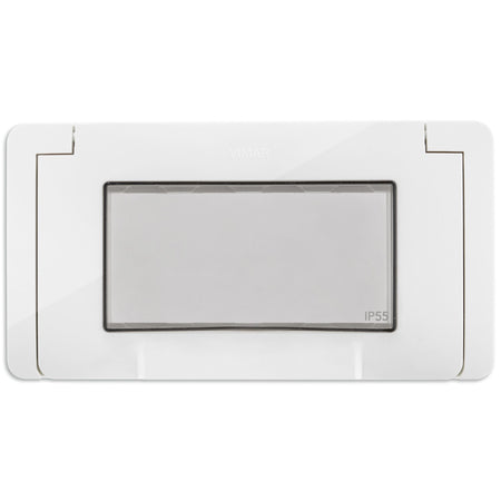 Vimar NEVE UP IP55 4-Module Cover, With Screws — Quality Boat Parts