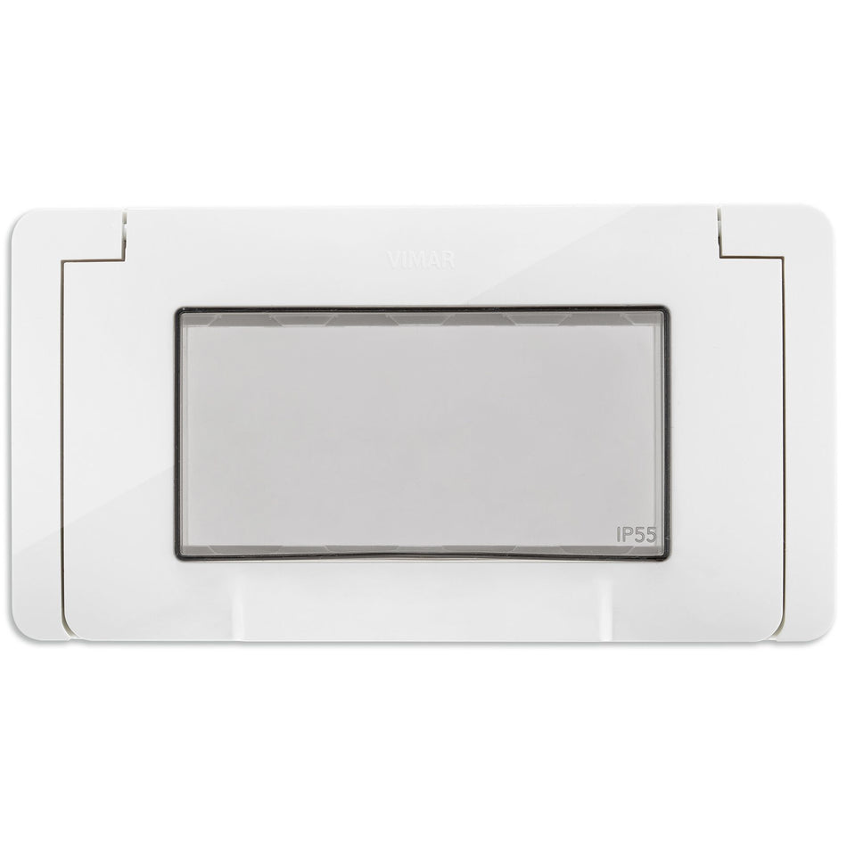 Vimar NEVE UP IP55 4-Module Cover, With Screws — Quality Boat Parts