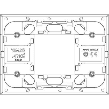 Vimar Arké Classic Cover Plate, 2-Central-Module — Quality Boat Parts
