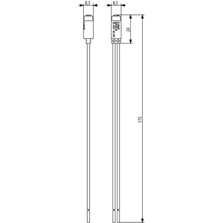 Vimar LED Signalling Unit, 12-24V AC/DC, 0.1W, For Switch/Push Button — Quality Boat Parts