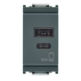Vimar Idea Series USB Supply Unit, 5V, 120-240V, 1 Module — Quality Boat Parts