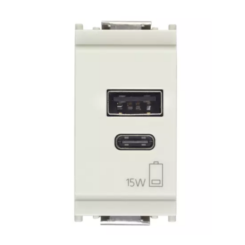 Vimar Idea Series USB Supply Unit, 5V, 120-240V, 1 Module — Quality Boat Parts