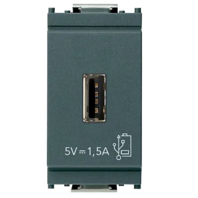 Vimar Idea Series USB Supply Unit, 5V, 120-240V, 1 Module — Quality Boat Parts