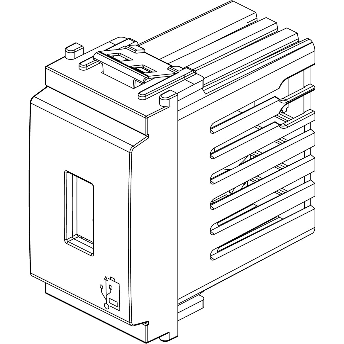 Vimar Idea Series USB Supply Unit, 5V, 120-240V, 1 Module — Quality Boat Parts