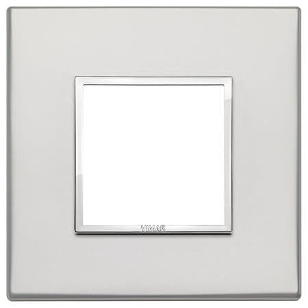 Vimar Eikon EVO 21642 2-Module Cover Plate, Square, Clamp Mount — Quality Boat Parts