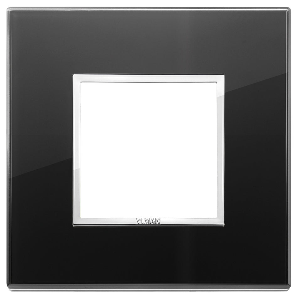 Vimar Eikon EVO 21642 2-Module Cover Plate, Square, Clamp Mount — Quality Boat Parts