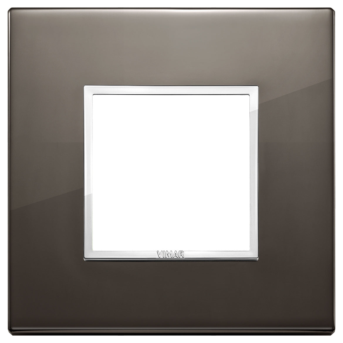 Vimar Eikon EVO 21642 2-Module Cover Plate, Square, Clamp Mount — Quality Boat Parts