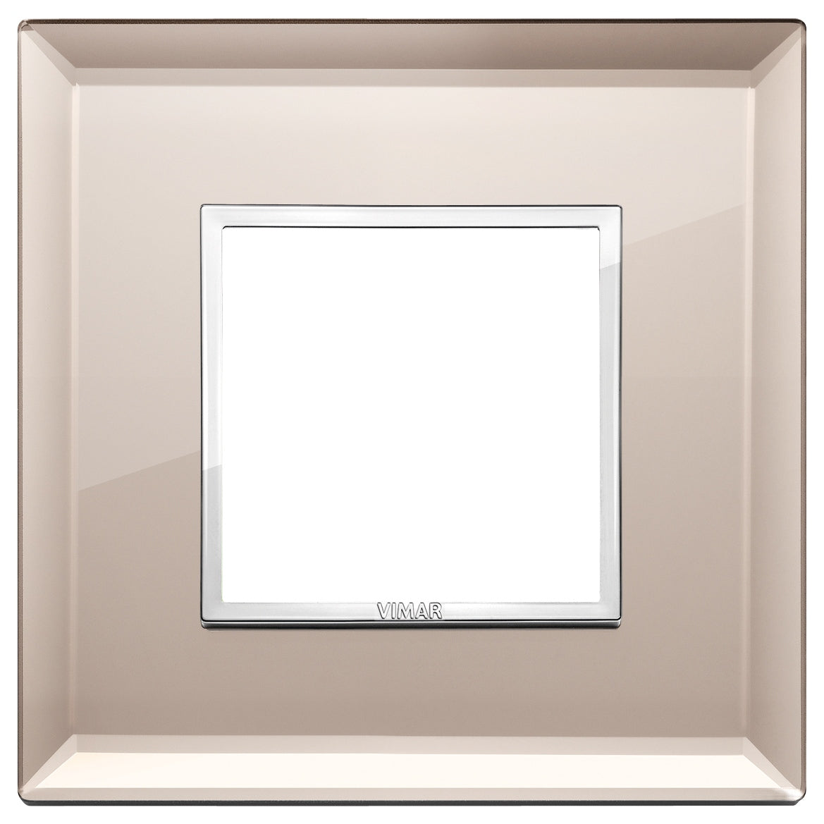 Vimar Eikon EVO 21642 2-Module Cover Plate, Square, Clamp Mount — Quality Boat Parts