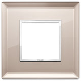 Vimar Eikon EVO 21642 2-Module Cover Plate, Square, Clamp Mount — Quality Boat Parts