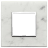 Vimar Eikon EVO 21642 2-Module Cover Plate, Square, Clamp Mount — Quality Boat Parts
