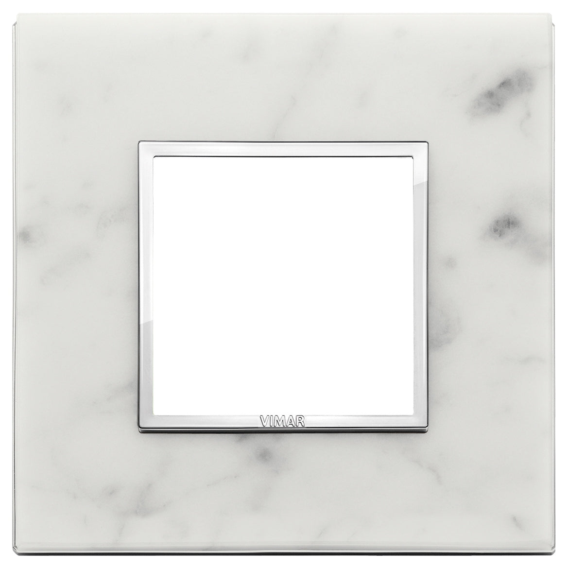 Vimar Eikon EVO 21642 2-Module Cover Plate, Square, Clamp Mount — Quality Boat Parts
