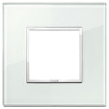 Vimar Eikon EVO 21642 2-Module Cover Plate, Square, Clamp Mount — Quality Boat Parts