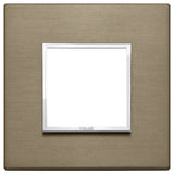 Vimar Eikon EVO 21642 2-Module Cover Plate, Square, Clamp Mount — Quality Boat Parts