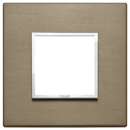 Vimar Eikon EVO 21642 2-Module Cover Plate, Square, Clamp Mount — Quality Boat Parts