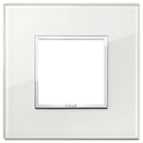 Vimar Eikon EVO 21642 2-Module Cover Plate, Square, Clamp Mount — Quality Boat Parts