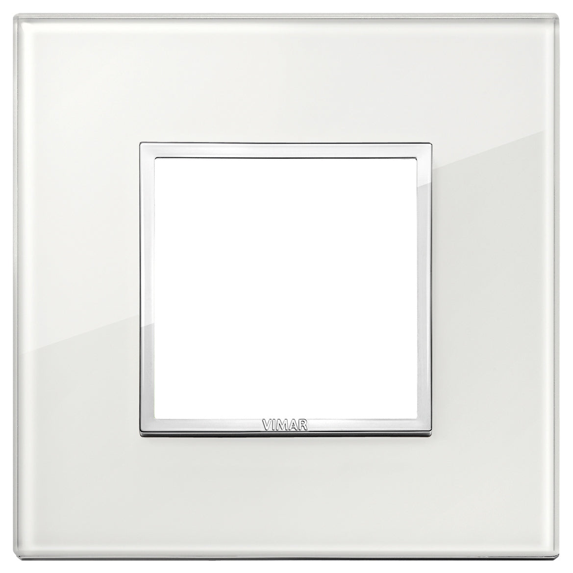 Vimar Eikon EVO 21642 2-Module Cover Plate, Square, Clamp Mount — Quality Boat Parts