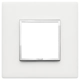 Vimar Eikon EVO 21642 2-Module Cover Plate, Square, Clamp Mount — Quality Boat Parts