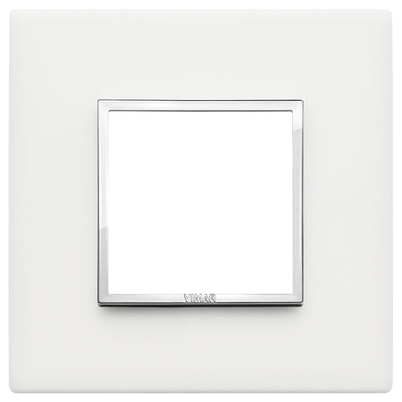 Vimar Eikon EVO 21642 2-Module Cover Plate, Square, Clamp Mount — Quality Boat Parts