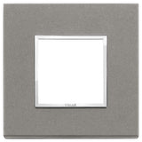 Vimar Eikon EVO 21642 2-Module Cover Plate, Square, Clamp Mount — Quality Boat Parts