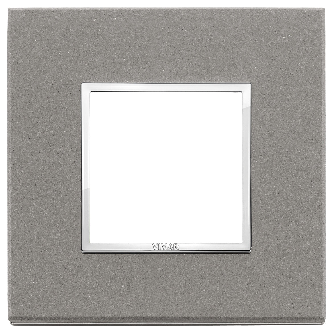 Vimar Eikon EVO 21642 2-Module Cover Plate, Square, Clamp Mount — Quality Boat Parts