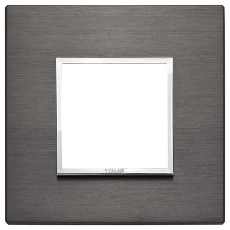 Vimar Eikon EVO 21642 2-Module Cover Plate, Square, Clamp Mount — Quality Boat Parts
