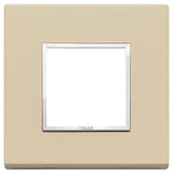 Vimar Eikon EVO 21642 2-Module Cover Plate, Square, Clamp Mount — Quality Boat Parts
