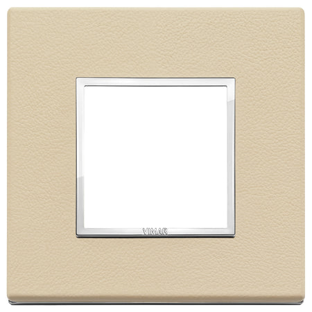 Vimar Eikon EVO 21642 2-Module Cover Plate, Square, Clamp Mount — Quality Boat Parts