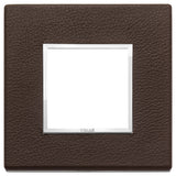 Vimar Eikon EVO 21642 2-Module Cover Plate, Square, Clamp Mount — Quality Boat Parts