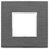 Vimar Eikon EVO 21642 2-Module Cover Plate, Square, Clamp Mount — Quality Boat Parts