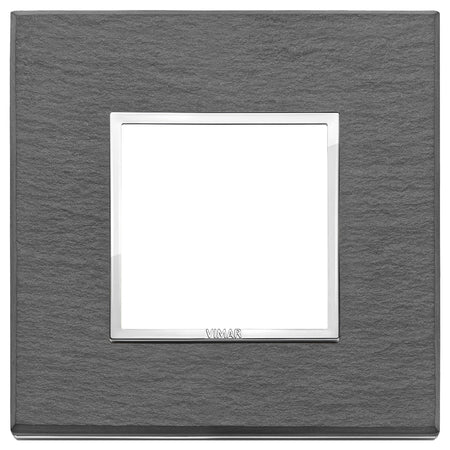 Vimar Eikon EVO 21642 2-Module Cover Plate, Square, Clamp Mount — Quality Boat Parts