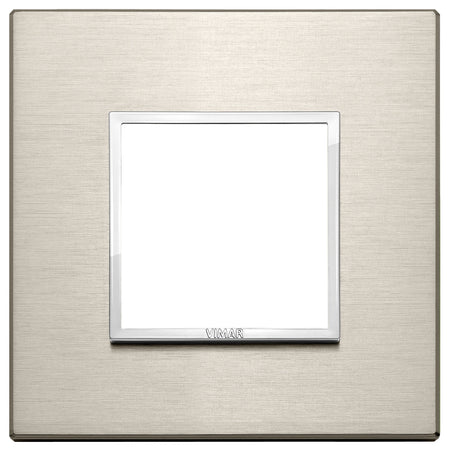 Vimar Eikon EVO 21642 2-Module Cover Plate, Square, Clamp Mount — Quality Boat Parts