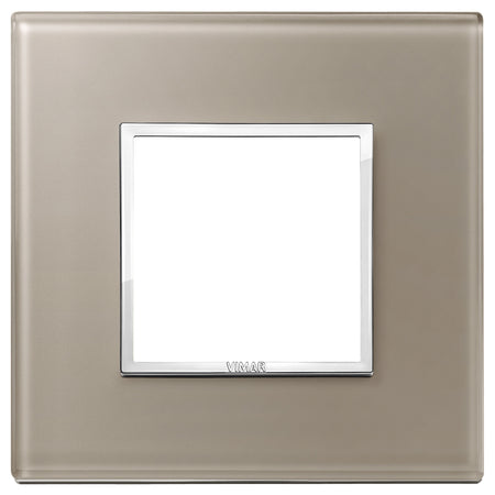 Vimar Eikon EVO 21642 2-Module Cover Plate, Square, Clamp Mount — Quality Boat Parts