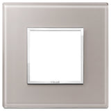Vimar Eikon EVO 21642 2-Module Cover Plate, Square, Clamp Mount — Quality Boat Parts