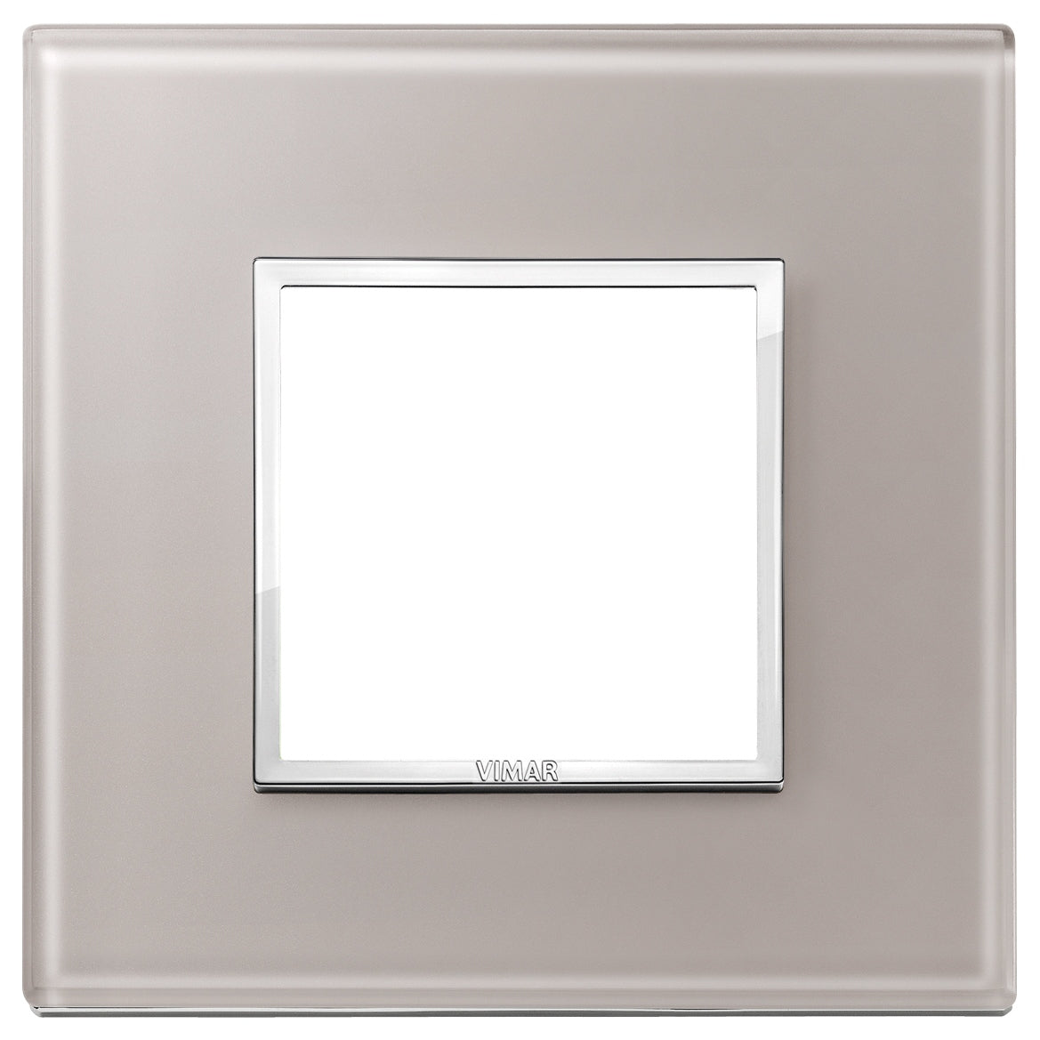 Vimar Eikon EVO 21642 2-Module Cover Plate, Square, Clamp Mount — Quality Boat Parts