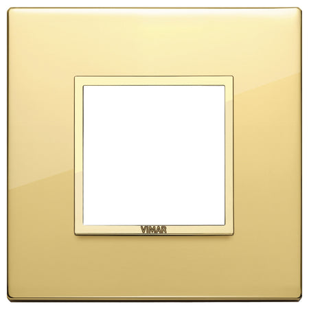 Vimar Eikon EVO 21642 2-Module Cover Plate, Square, Clamp Mount — Quality Boat Parts