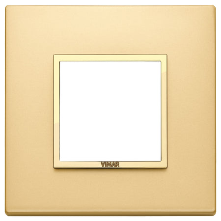 Vimar Eikon EVO 21642 2-Module Cover Plate, Square, Clamp Mount — Quality Boat Parts