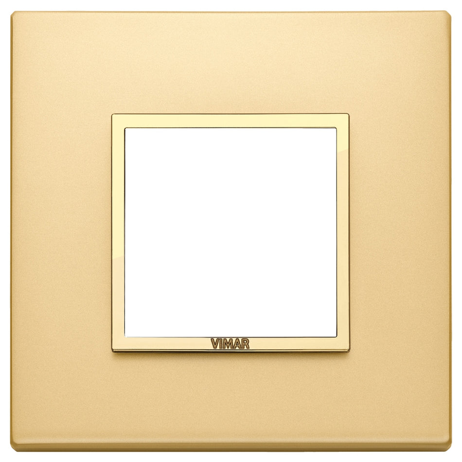 Vimar Eikon EVO 21642 2-Module Cover Plate, Square, Clamp Mount — Quality Boat Parts