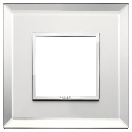Vimar Eikon EVO 21642 2-Module Cover Plate, Square, Clamp Mount — Quality Boat Parts