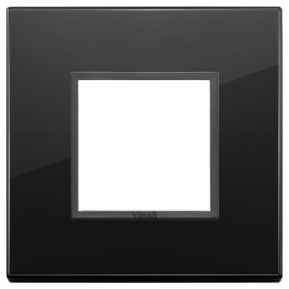 Vimar Eikon EVO 21642 2-Module Cover Plate, Square, Clamp Mount — Quality Boat Parts
