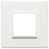 Vimar Eikon EVO 21642 2-Module Cover Plate, Square, Clamp Mount — Quality Boat Parts
