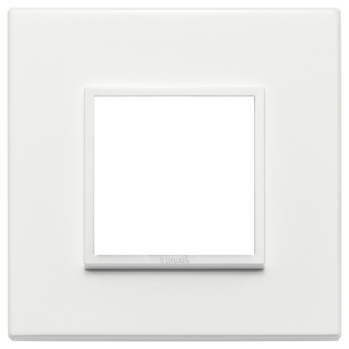 Vimar Eikon EVO 21642 2-Module Cover Plate, Square, Clamp Mount — Quality Boat Parts