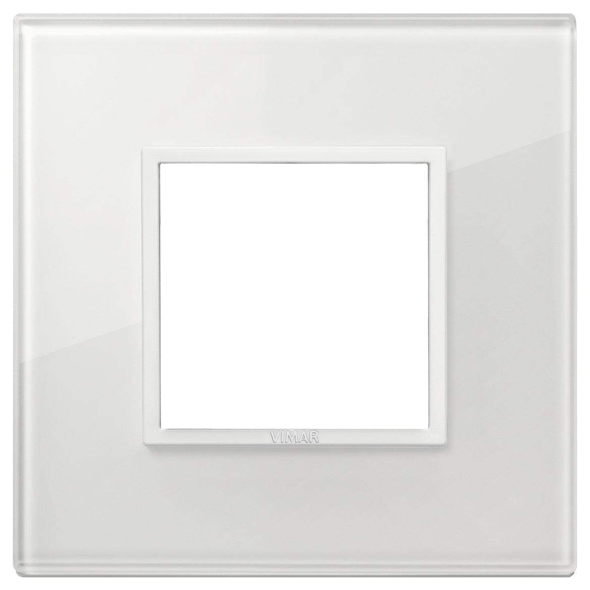 Vimar Eikon EVO 21642 2-Module Cover Plate, Square, Clamp Mount — Quality Boat Parts