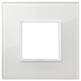 Vimar Eikon EVO 21642 2-Module Cover Plate, Square, Clamp Mount — Quality Boat Parts